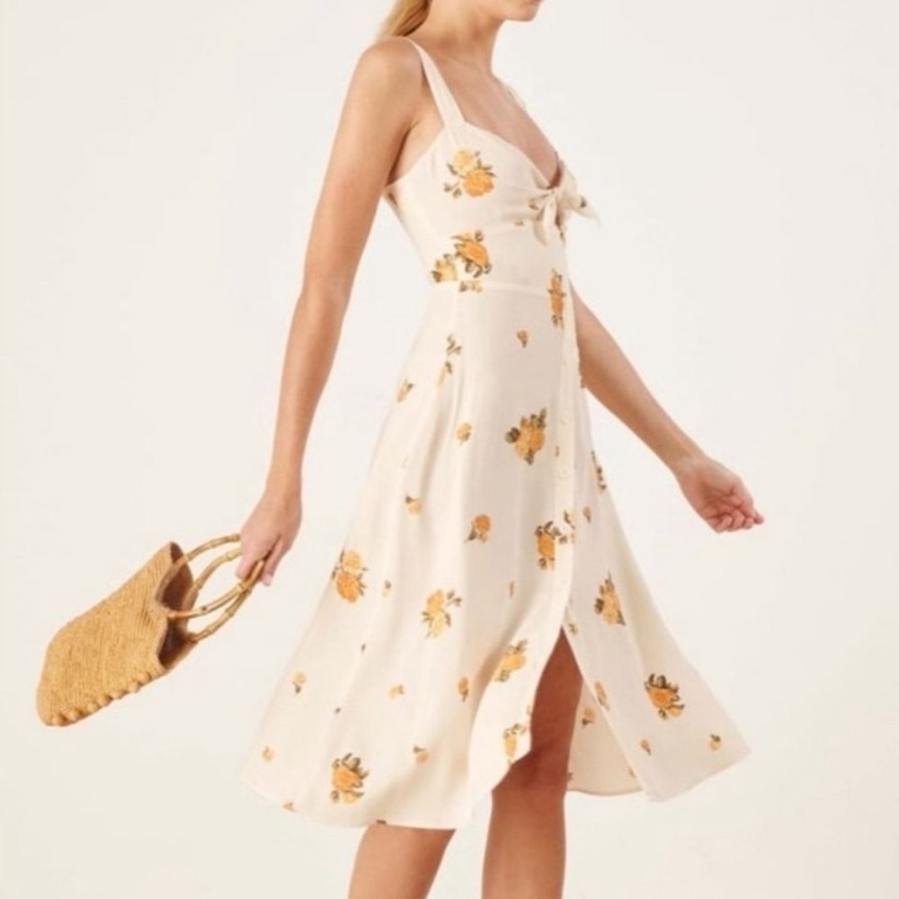 Reformation frankfurt midi dress - size 6